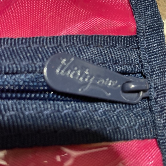 Thirty-One Fold-Up Family Organizer Tropical Twist Travel Trifold Handles - Picture 6 of 7